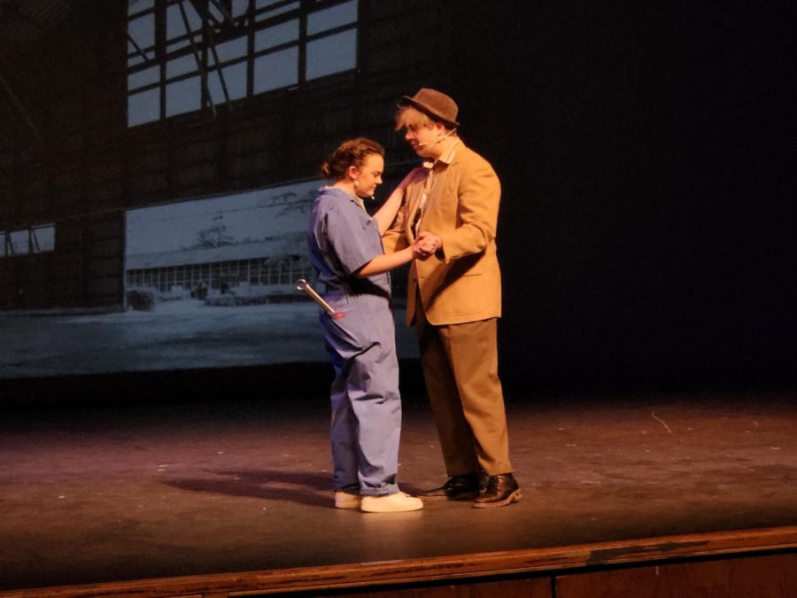 Fran Douglass played by Stella Clark-Kaczmarek, and Jerry played my Eli Zagurski share a final dance before Jerry must leave for a brand-new job opportunity.  