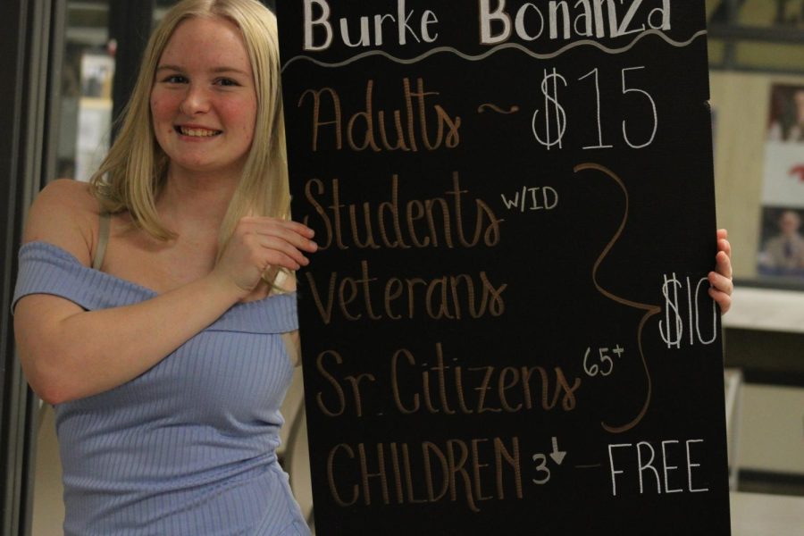 Kylie Carman is off to go set up Burke Bonanza guest prices with a smiling face and cheerful spirit.