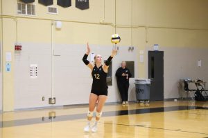 Volleyball's Bassett sets school record for kills