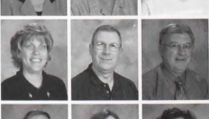 The 2004 yearbook photo of Lt. Col. Jeff Flagg from the Burke Book.